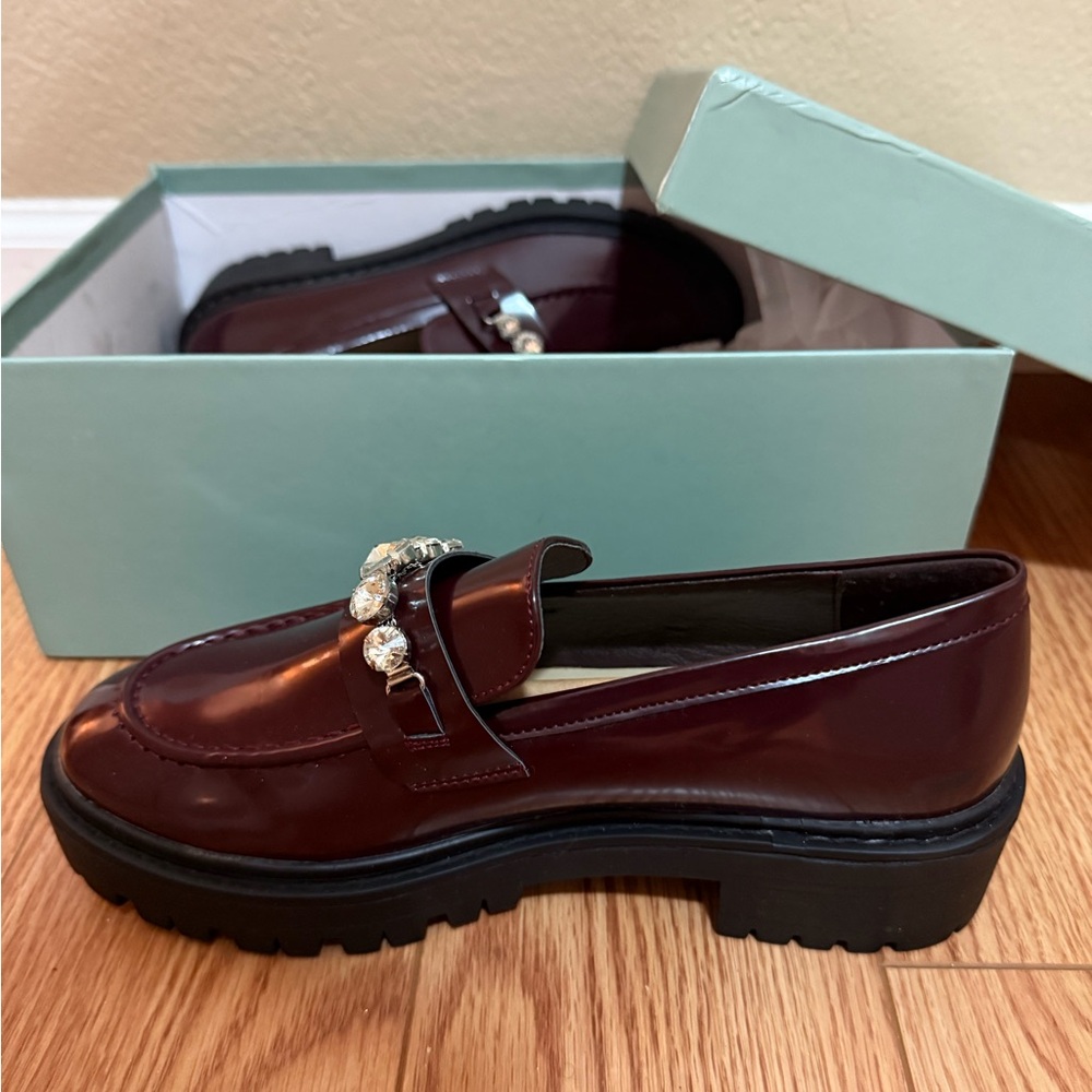 C. Paravano Loafers with Crystal Embellishments